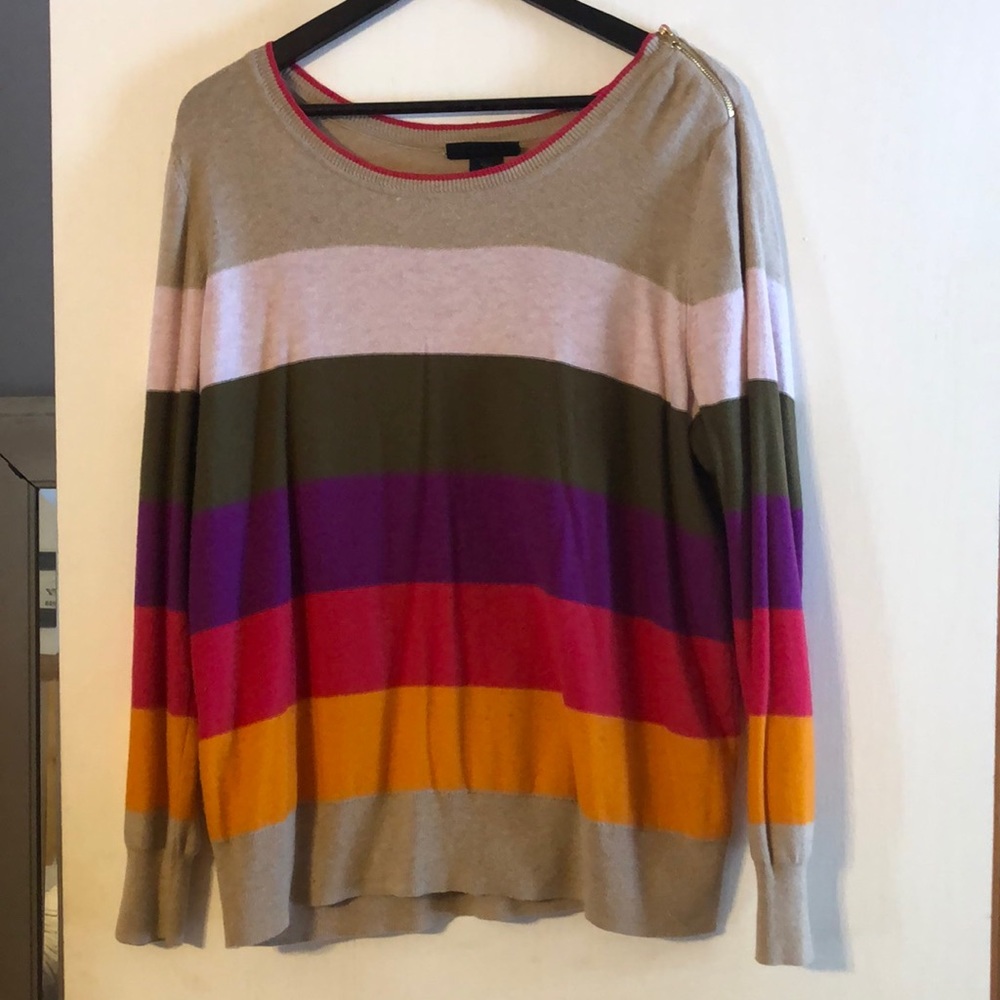 Colour block sweater